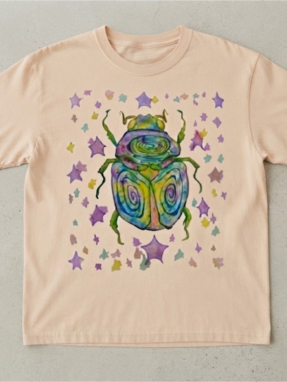 Beetle Graphic Print Gildan T-shirt Cute Bug Tee